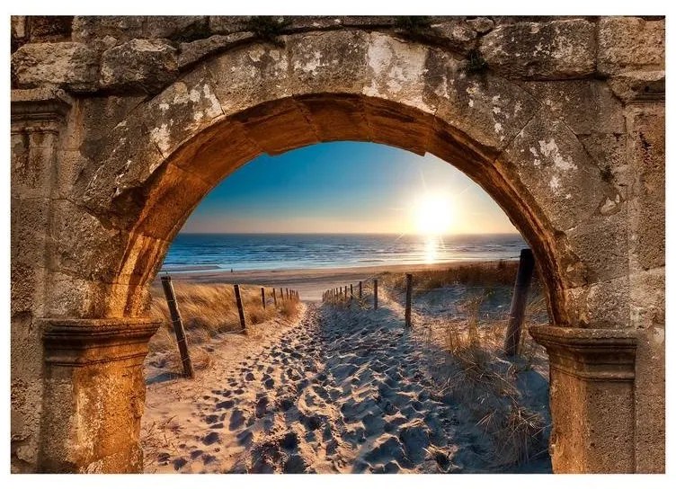 Fotomurale adesivo  Arch and Beach  Larghezza x Altezza Home decor 343x245