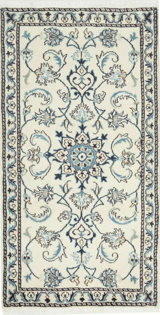 Nain Tappeto persiano 70 x 130 Beige (Iran) Annodato A Mano