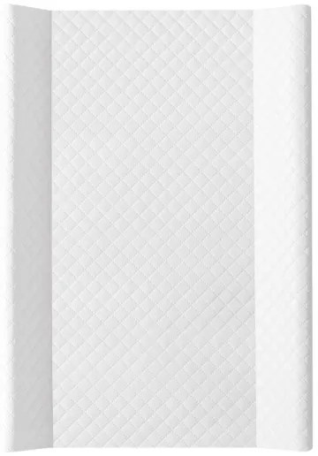 CebaBaby - Materassino fasciatoio con piano fisso bilaterale COMFORT 50x70 cm bianco