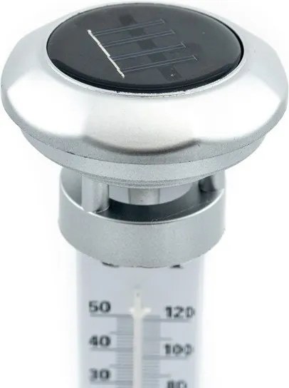 Grundig 89640 - Lampada solare a LED con termometro LED/1,2V 600 mAh IP44