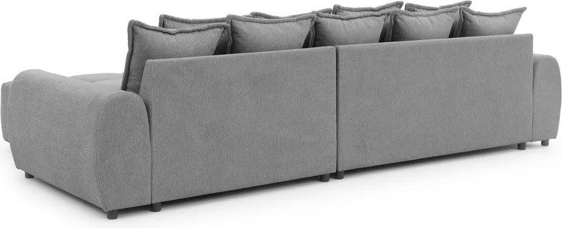 Divano angolare grigio (con penisola a destra/con chaise lounge) Albane – Ropez