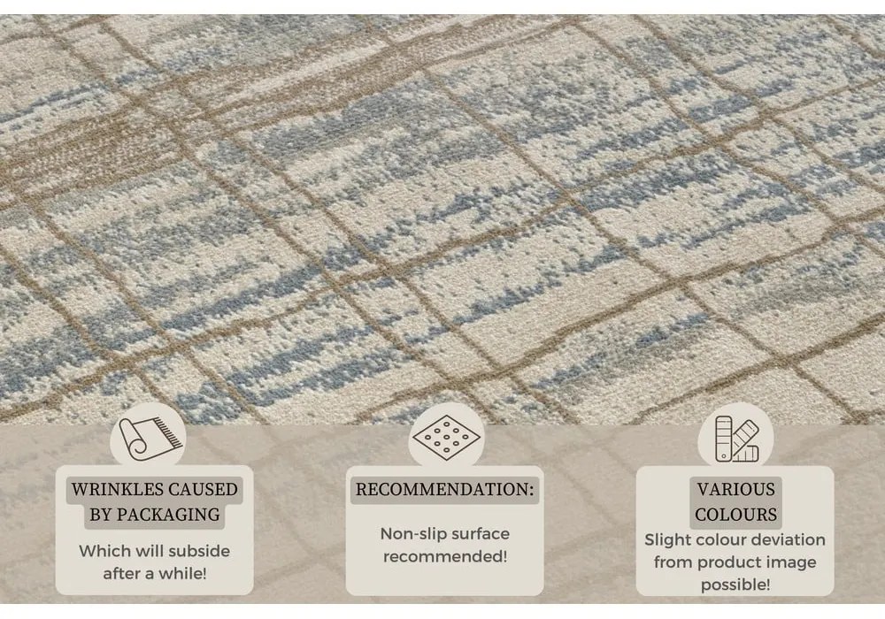 Tappeto beige 120x170 cm Terrain – Hanse Home