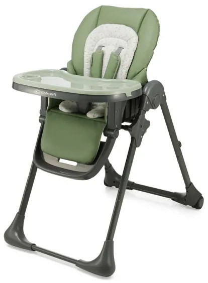 KINDERKRAFT - Sedia da pranzo per bambini TUMMIE verde