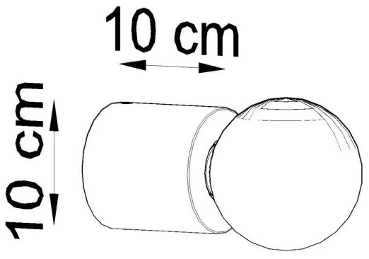 Sollux SL.0673 - Applique SALGADO 1xE27/60W/230V legno