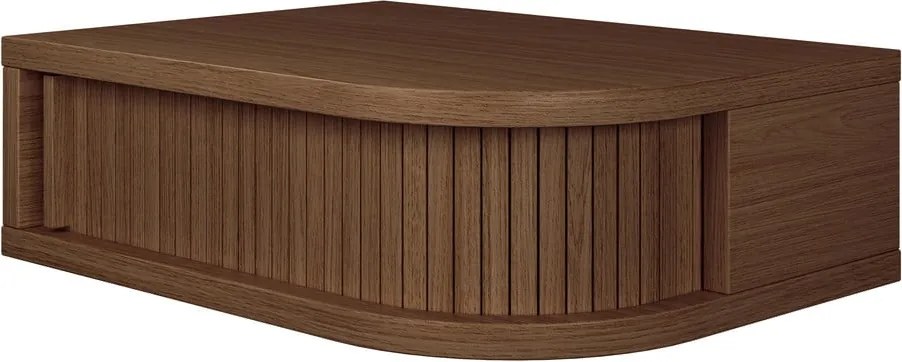 Comodino marrone con effetto noce Farsta – Woodman