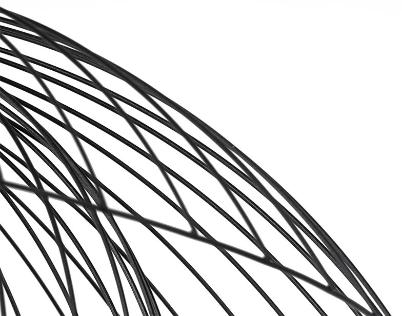 Plafoniera di design nera 66 cm - Pua