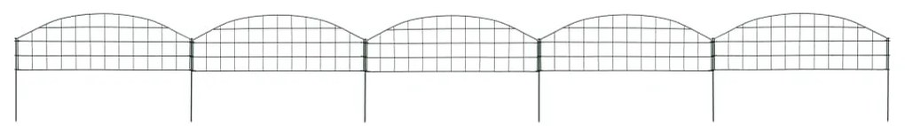 Set Recinzione Da Giardino Ad Arco 77,3x26 Cm Verde /