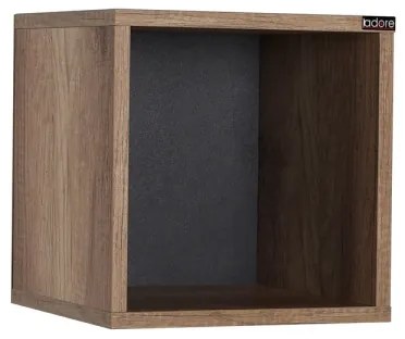 Mensola 33x33 cm marrone