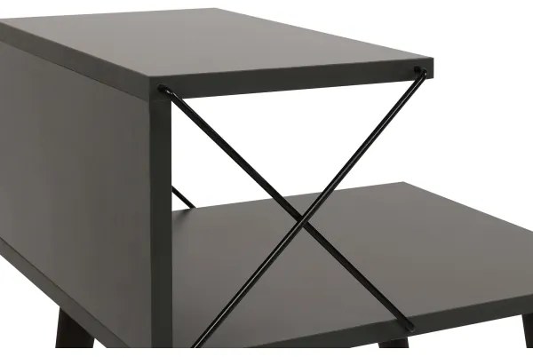 Comodino CROSS 55x50 cm antracite