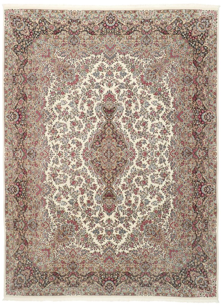 Kerman Tappeto 250 x 340 (Iran) Annodato A Mano