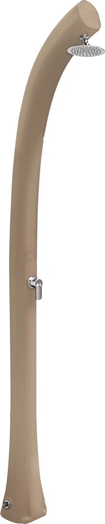 Doccia Solare da Esterno Giardino 26L Miscelatore Arkema New Happy Dove gray...