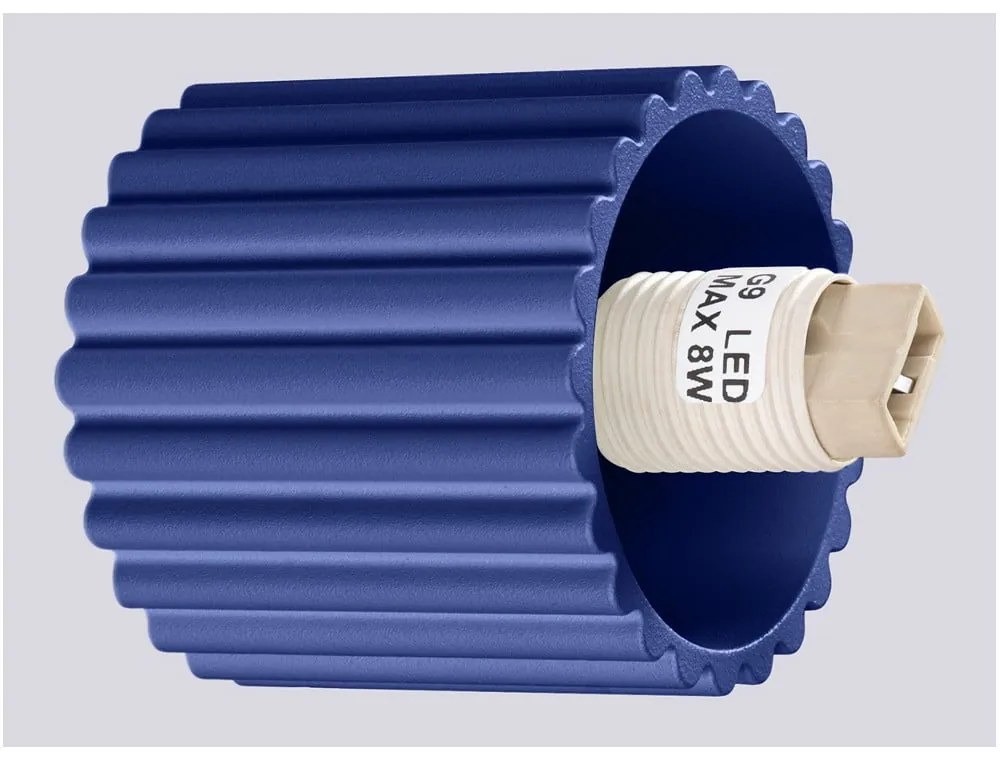 Lampada da parete blu scuro Orbital – Sollux