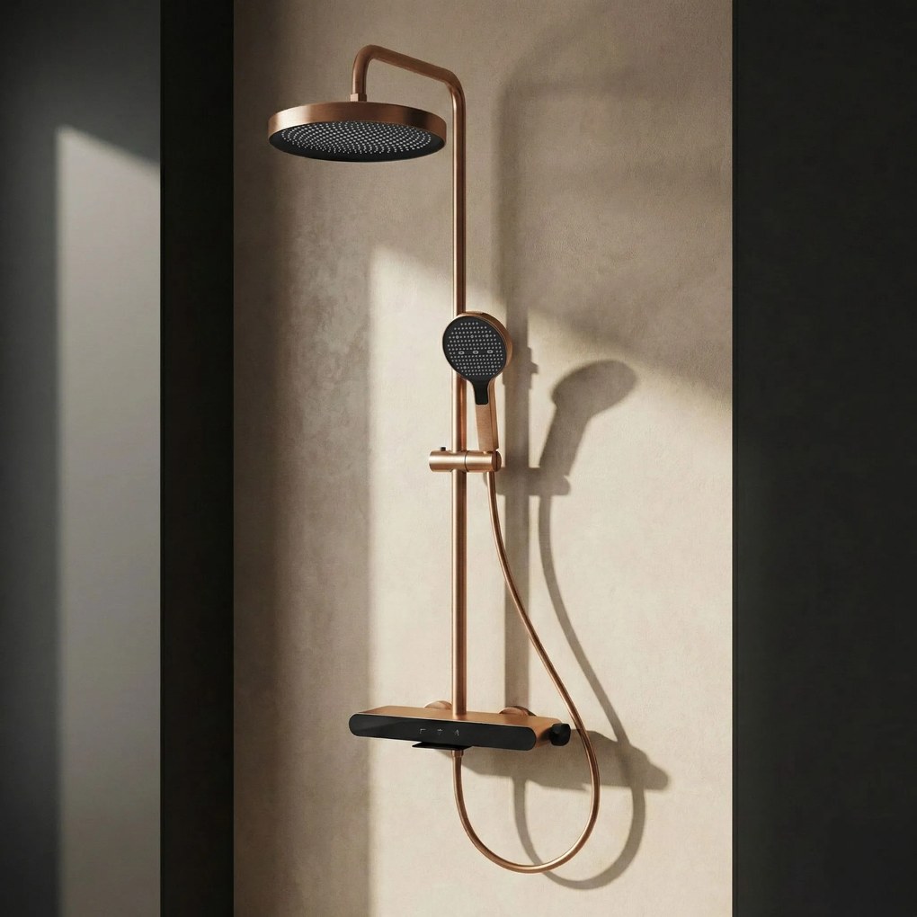 Set doccia REA Farel Brush Copper