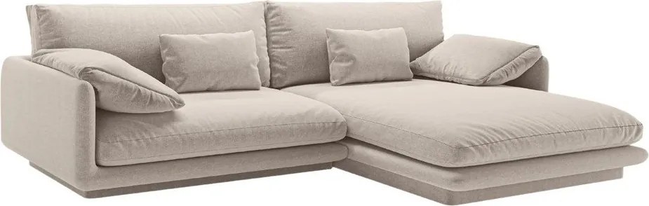 Divano angolare beige (angolo destro) Torino - Micadoni Home