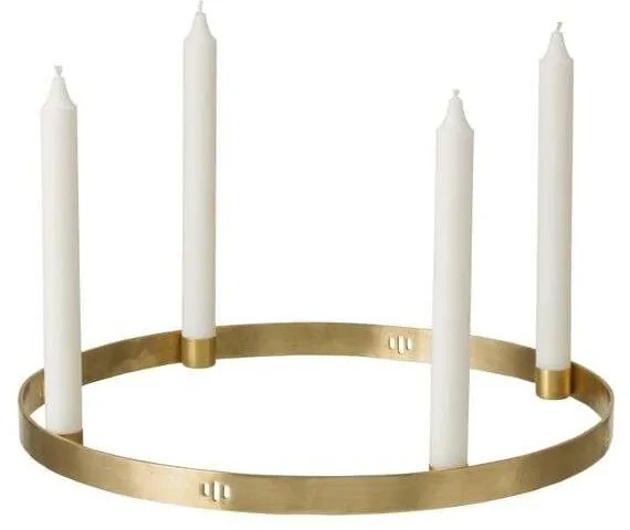 ferm LIVING - Candle Holder Circle Large Brass ferm LIVING