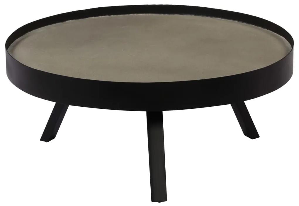 Tavolino da caffè in cemento 74x32 cm