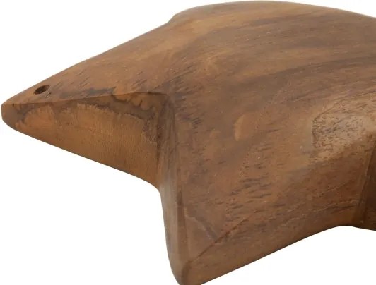 Decorazione Bintang Da App.In Teak Ric. Cmø19X5 Min2 (Pezzi Unici-Non Rip. In Serie)