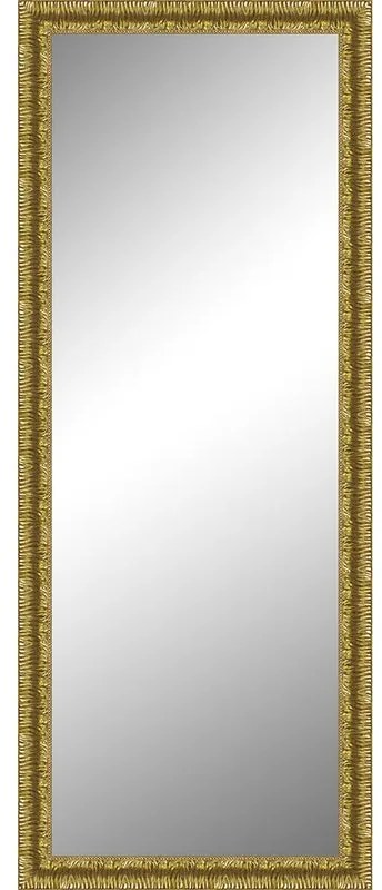 Specchio rettangolare in legno oro 60 x 170 cm