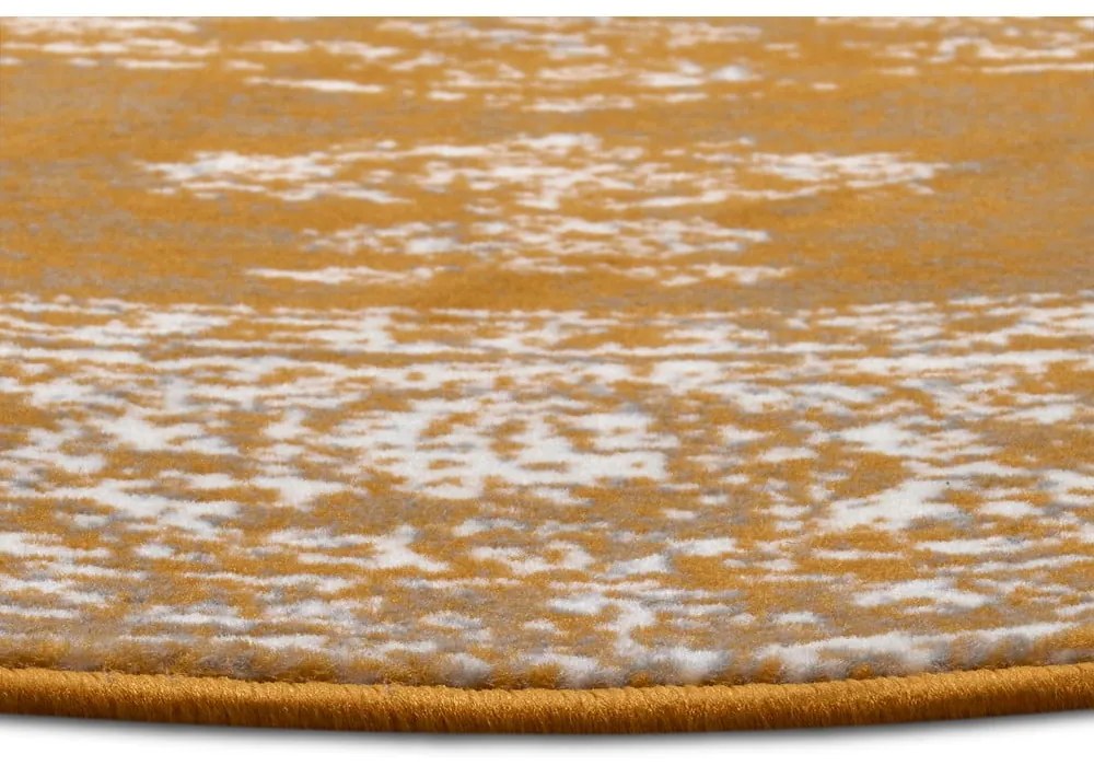 Tappeto rotondo giallo/arancio ø 160 cm Méridional - Hanse Home