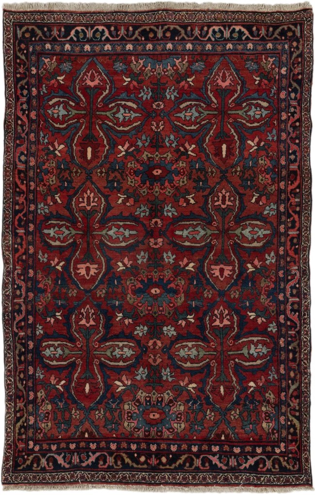 Bidjar Tappeto 130 x 200 (Iran) Annodato A Mano