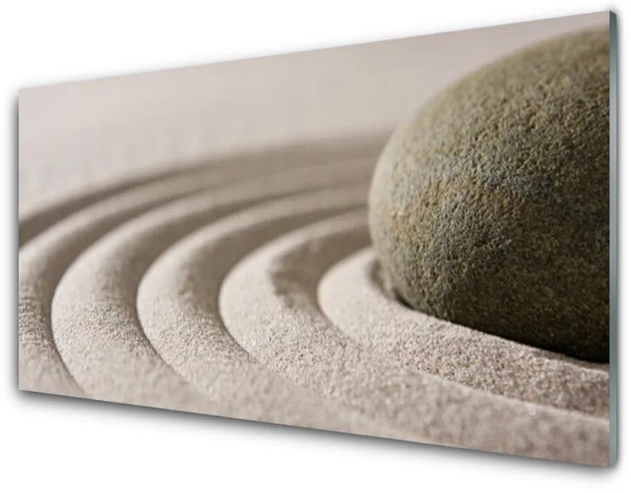 Quadro acrilico Arte della sabbia di pietra 100x50 cm