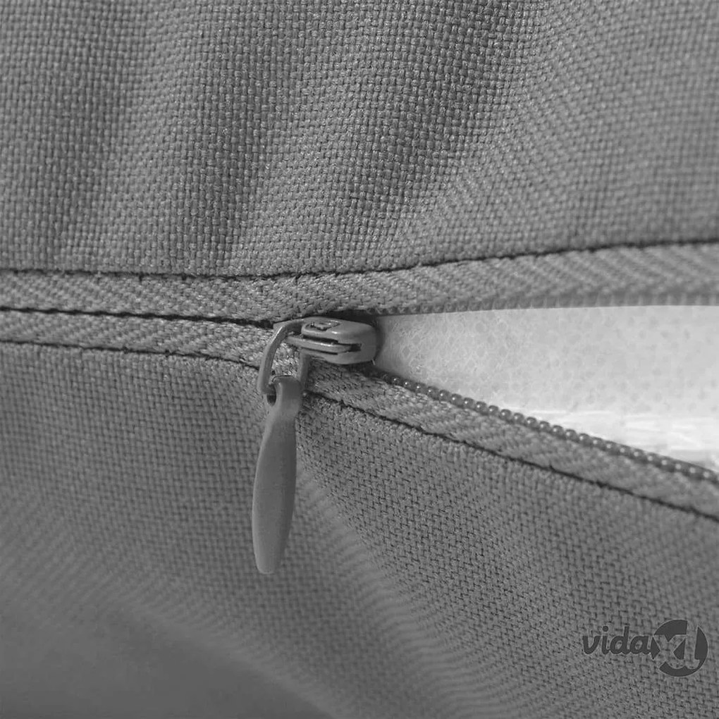 vidaXL Cuscini da Esterno 4 pz 45x45 cm Grigi