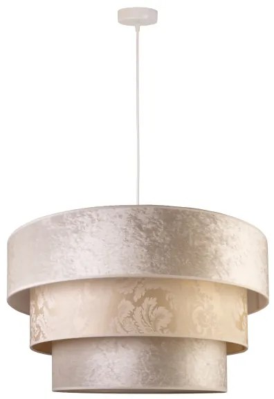 Duolla - Lampadario a sospensione con filo LUNETA 1xE27/40W/230V diametro 45 cm color crema