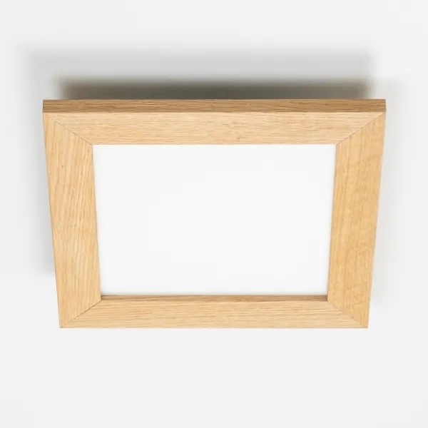 Brilagi - Plafoniera LED SLIMFRAME WOOD LED/25W/230V 34x34 cm marrone