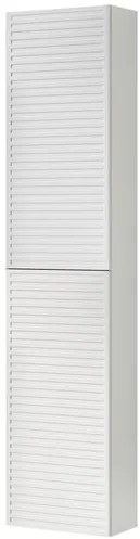 Colonna per mobile bagno Pixel 2 ante P 27 x L 30 x H 160 cm laccato opaco bianco