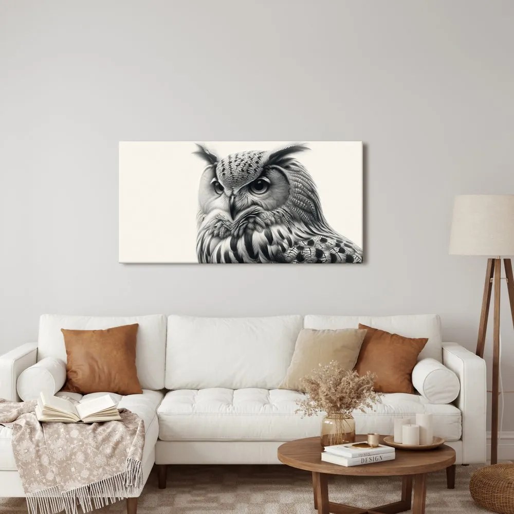 Quadro su tela – Gufo maestoso