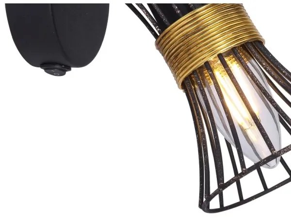 Globo 54814-1 - Luce Spot da parete PURRA 1xE14/40W/230V