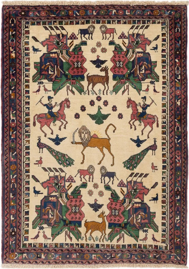 Sirjan Tappeto 130x180 (Iran) Annodato A Mano