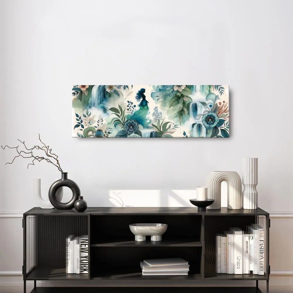 Quadro su tela – Paesaggio fatato con l'acqua