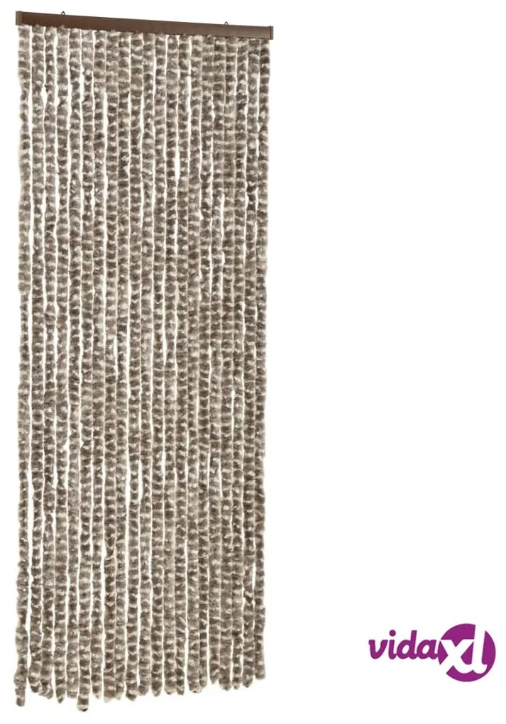 vidaXL Zanzariera Grigio Talpa e Bianco 56x185 cm Ciniglia