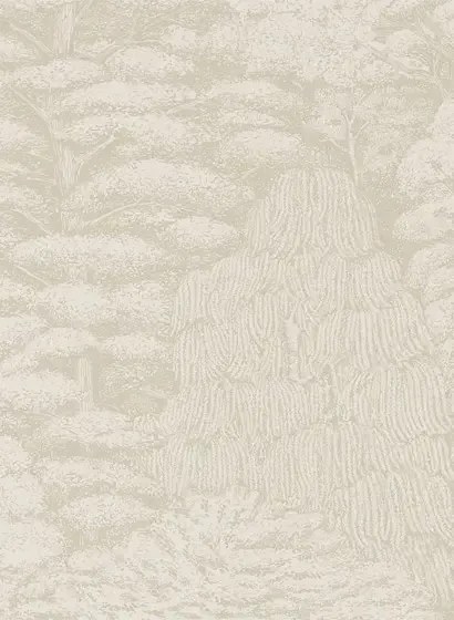 Tapete Woodland Toile von Sanderson - Ivory/ Neutral
