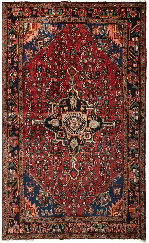 Hamedan Tappeto persiano 220 x 130 (Iran) Annodato A Mano