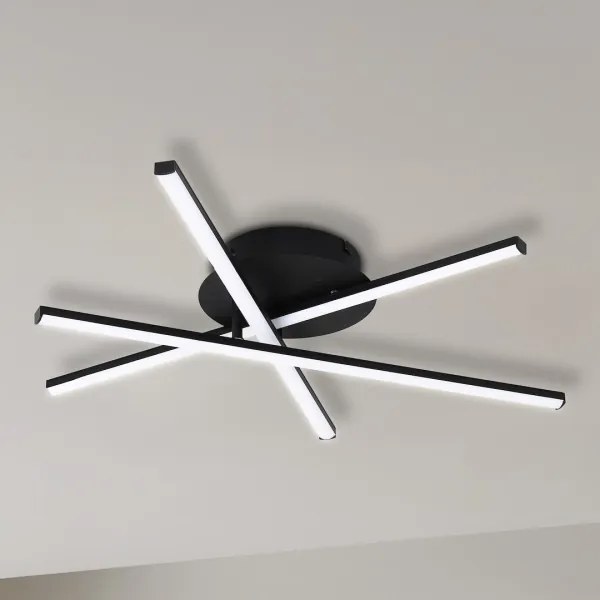 Plafoniera LED STICK LED/12W/230V nera