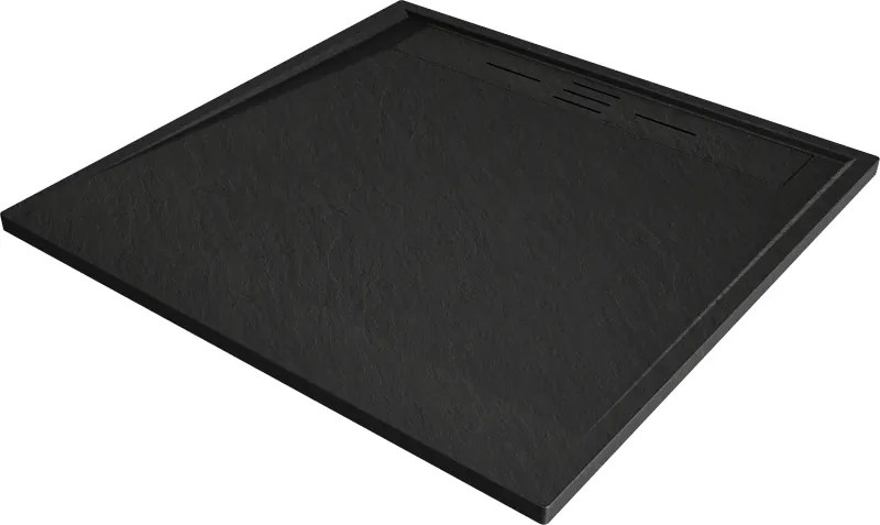 Mexen Amon piatto doccia quadrato SMC 100 x 100 cm, nero - 4F701010