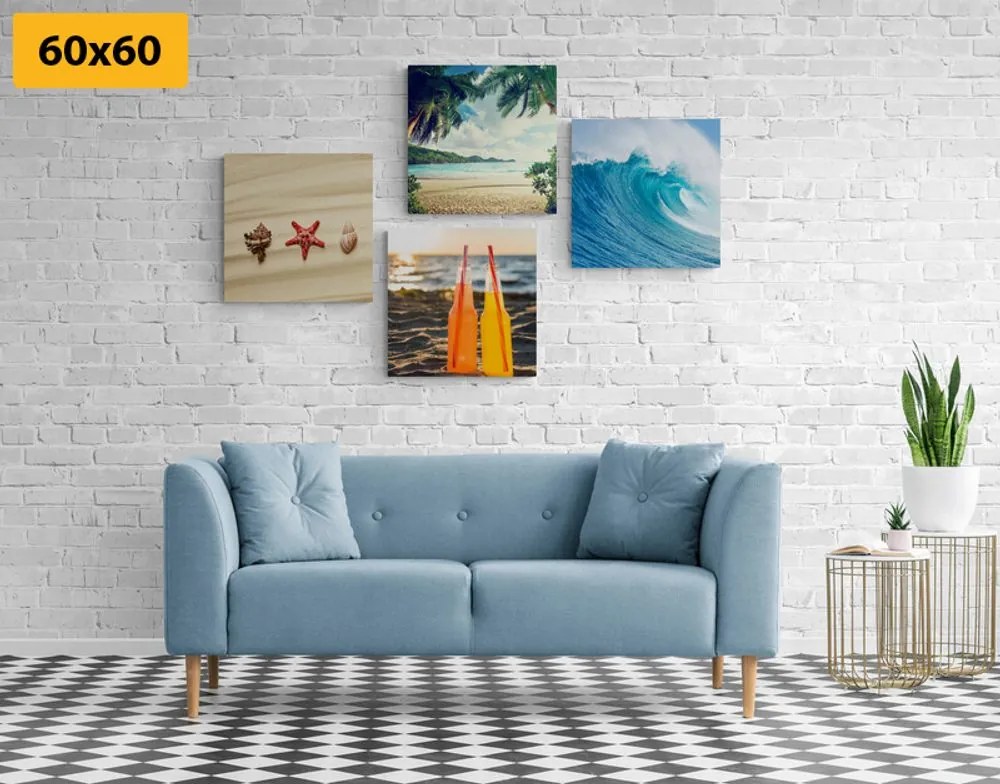 Set di quadri – Vacanza al mare