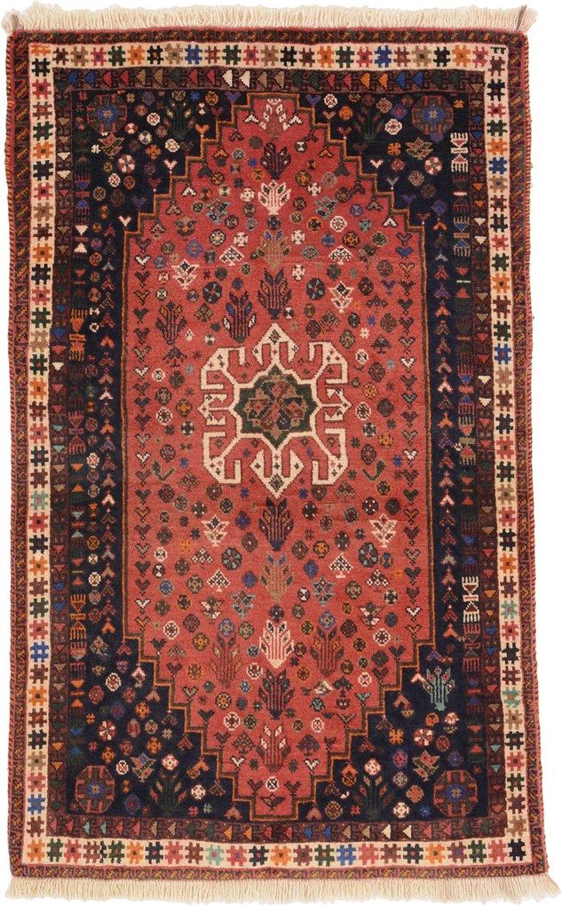 Gashghai Tappeto 90 x 150 (Iran) Annodato A Mano