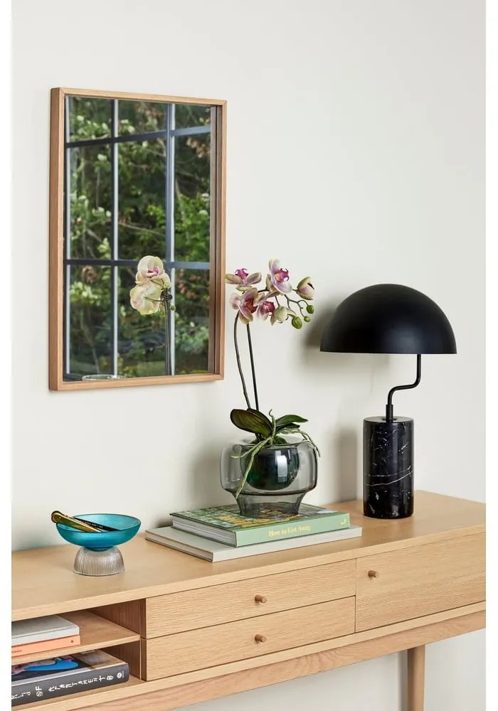 Vaso in vetro verde fatto a mano Lunar - Hübsch