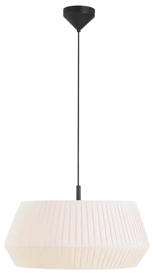 Nordlux - Lampadario a sospensione con filo DICTE 1xE27/60W/230V diametro 53 cm bianco
