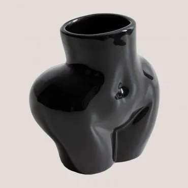 Vaso in ceramica Isabela Nero - Sklum