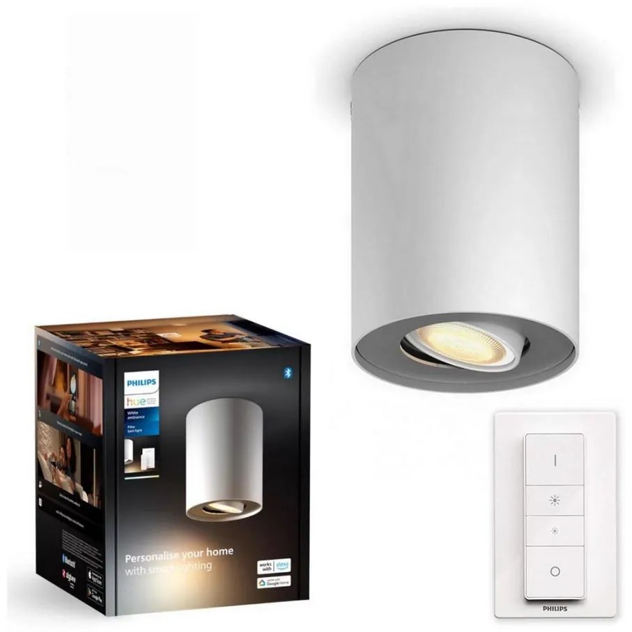Philips - Faretto LED dimmerabile Hue PILLAR 1xGU10/4,2W/230V + +TC bianco