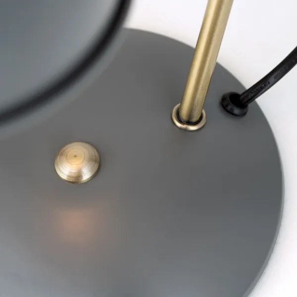 Orion - Lampada da tavolo FEDRA 1xE14/40W/230V grigio/ottone