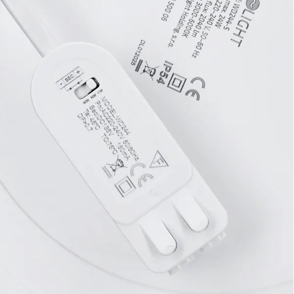 Solight WD244-W - Pannello LED 2 in 1 24W/230V 3000/4000/6000K Ø 30 cm IP54 bianco