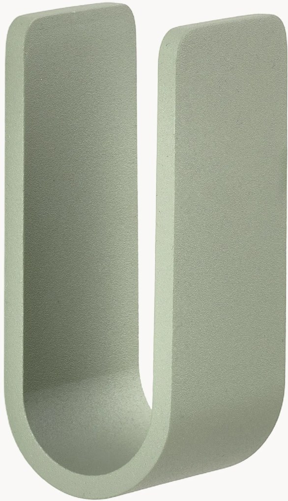 Set di 6 ganci da parete in alluminio Ume