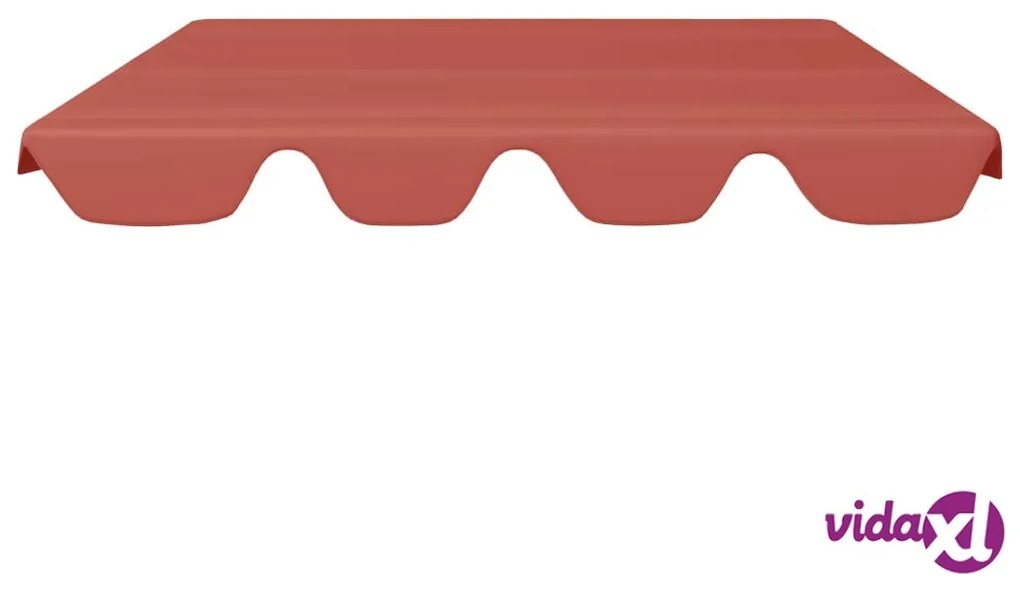 vidaXL Baldacchino per Dondolo Giardino Terracotta 150/130x70/105 cm