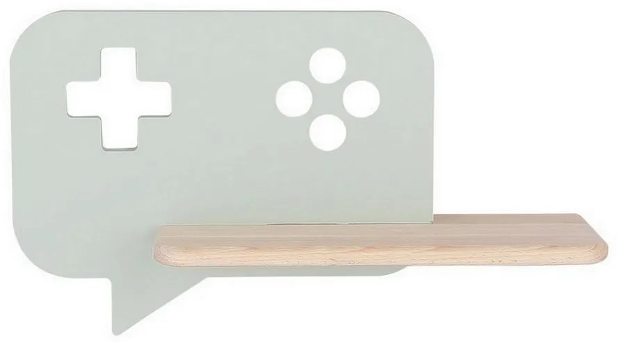 Applique LED per bambini con mensola CONSOLE LED/5W/230V verde