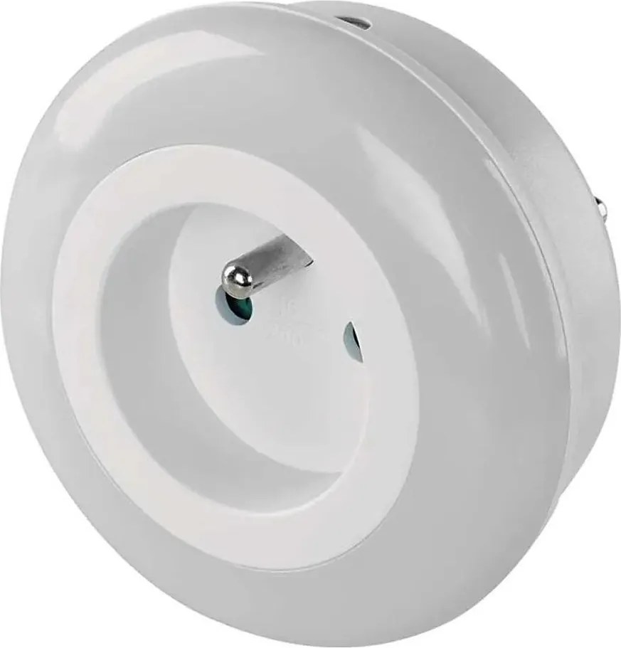 Luce notturna LED con sensore e presa LED/0,3W/230V